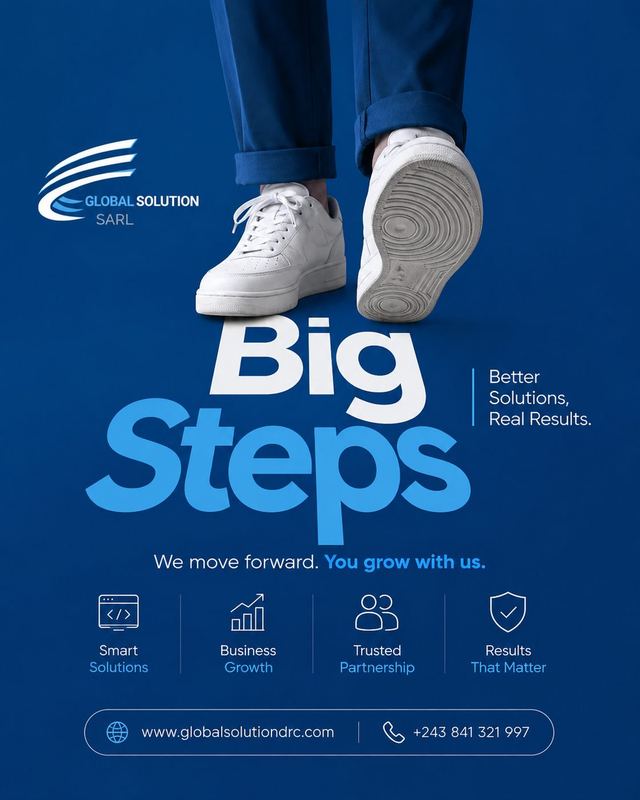 Affiche de marque posant les quatre piliers de l'offre